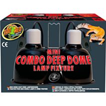 Support de lampe double dôme pour ampoule 2x100 W maximum